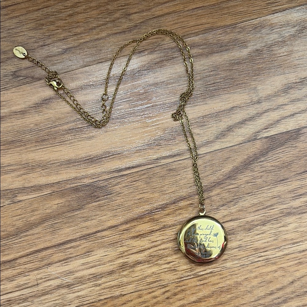 Gold Locket Necklace